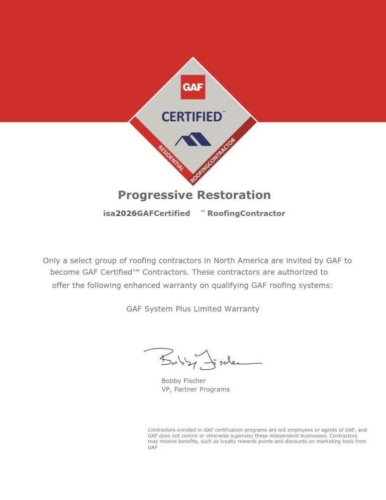 GAF certified contractor