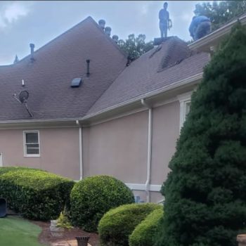 residential roof complete